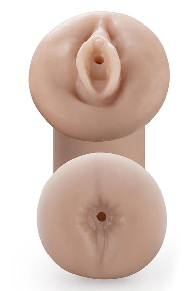 Мастурбатор вагіна та анус Blush Enlust Tasha ілюмістентні, бежевий Sex Aura | Зображення 1