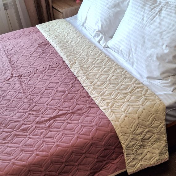 Покривало SoundSleep Soft Dream двостороннє 220х240 см рожево-ванільне (94395822) | Зображення 6