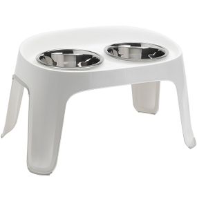 Миски на подставке для собак Moderna Skybar, 2 х 2.5 л, белый