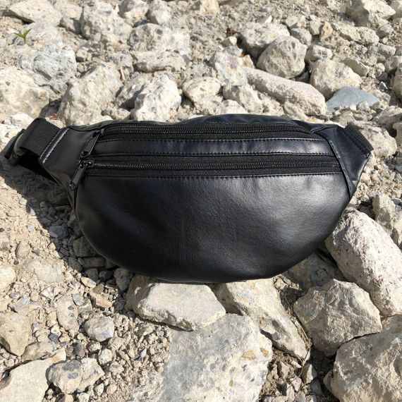 Мужская боди сумка, Мужская бананка надежная, Стильная унисекс бананка Напоясная KJ-45 | Зображення 1