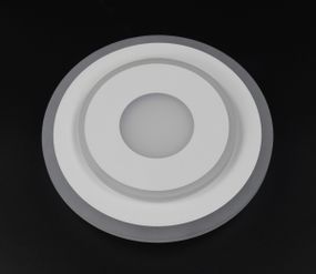 Сучасний круглий світильник стельовий LED для кімнати кухні ванної 26154 Білий 4х20х20 см.