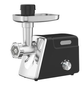 Електрична м’ясорубка Hoffmans HM-280 2000 Вт • Шнекова м’ясорубка з реверсом, 3 решітками та насадкою для ковбас
