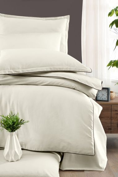 Постільна білизна La Romano Premium Satin 200×220 Lucca Cream | Зображення 1