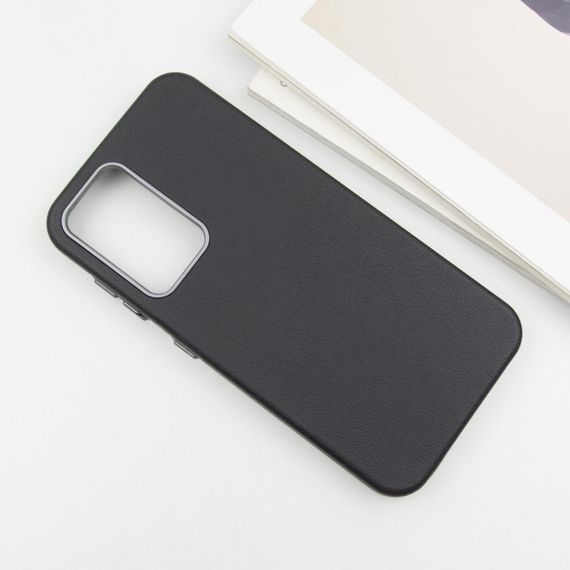 Шкіряний чохол Leather Case Metal Buttons для Samsung Galaxy S24+ / S25+ Black | Зображення 3