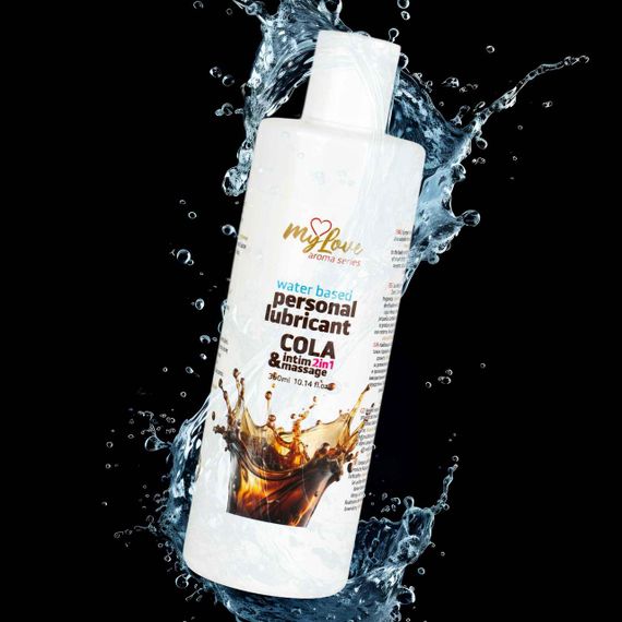 2в1 лубрикант та масажний гель - MyLove Aroma Series Intim&Massage Cola, 300 мл Sex Aura | Зображення 3