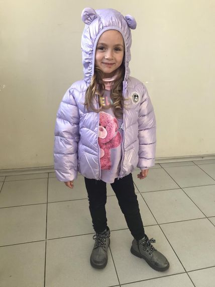 Куртка детская для девочки  Китай Sofia SF-1530 90-100-110-120-  розовый, лиловый | Зображення 3