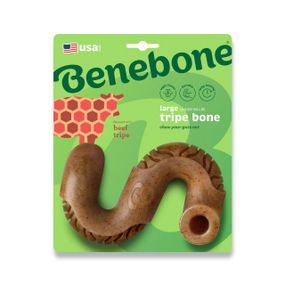Іграшка для собак зі смаком яловичини Benebone Tripe Bone Beef, 15.5 см