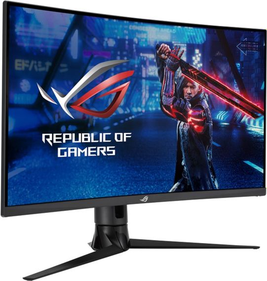 Монитор LCD 31.5&quot; Asus ROG Strix XG32VC HDMI, DP, USB Type C/B, VA, 2560x1440, CURVED,170Hz, 1ms, HDR400, 125% sRGB, FreeSync (90LM03S0-B04170) | Зображення 3