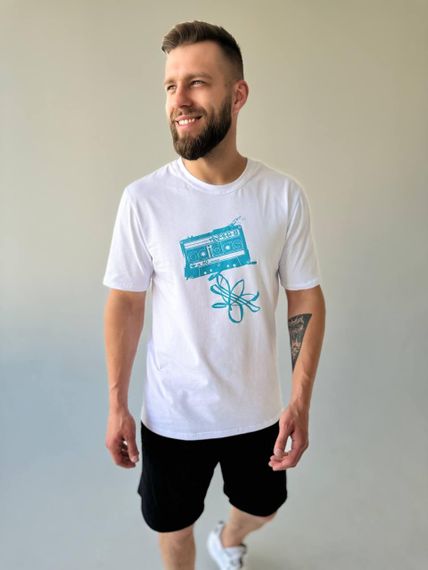 Футболка adidas біла | Зображення 5