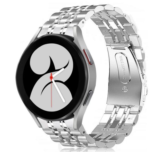 Металлический ремешок Primolux Steel Link для часов Samsung Galaxy Watch 4 44mm SM-R870 - Silver