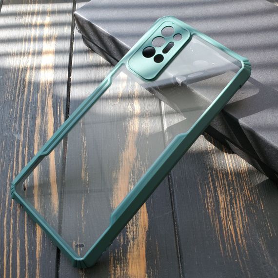 Противоударный чехол Back Cover для Tecno Pova 2 цвет Зеленый