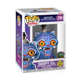 Игровая фигурка Funko POP серии Кейпоп-охотницы на демонов - Тигр с Сорокой и цветок (GW)