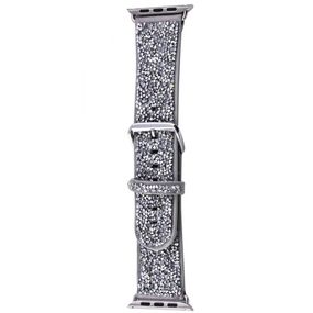 Ремінець Bling World Rock Diamond для Apple Watch 38/40/41/42mm(ser.10) Срібний
