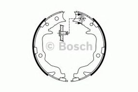 Колодка гальм. барабан. MITSUBISHI GALANT, задн. (вир-во Bosch) BOSCH 0986487766 на MITSUBISHI OUTLANDER SPORT (GA_W_)