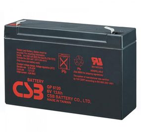 Аккумуляторная батарея CSB GP6120.6V 12A h (150x50x95 (100) Q10