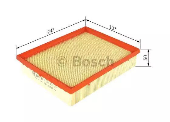 Фільтр повітряний RENAULT LAGUNA III 1.6-2.0, BOSCH (F026400267) | Зображення 4
