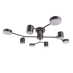 Люстра светодиодная потолочная 56W WW+NW+CW BK (BR-01 634C/8)