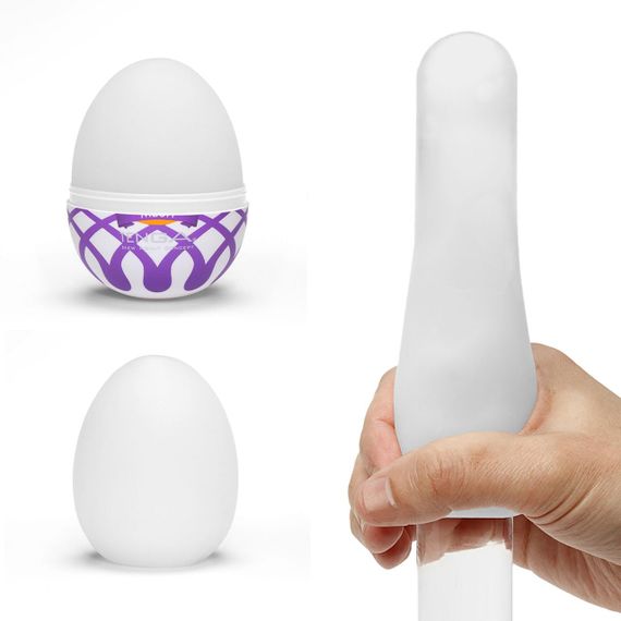 Мастурбатор-яйце Tenga Egg Mesh із сітчастим рельєфом Sex Aura | Зображення 2