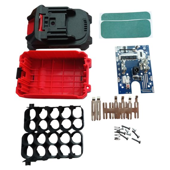 Корпус для шуруповерта Makita 10S2P10*18650 для АКБ-инструмента 21V прорезиновый корпус | Зображення 7