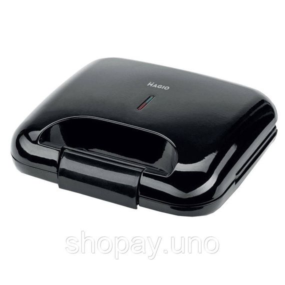 Гриль для сэндвичей и тостов Magio, Прибор для горячих бутербродов Сендвичница компактная кухни UI-15 | Зображення 9