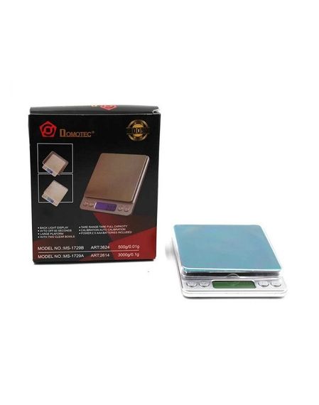 Портативные электронные весы Domotec MS-1729B - 500 г (0.01 г) | Зображення 2