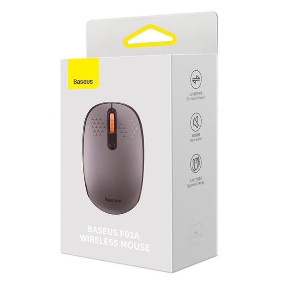 Беспроводная мышка Baseus F01A 2.4G Wireles 1600dpi - Grey | Зображення 4