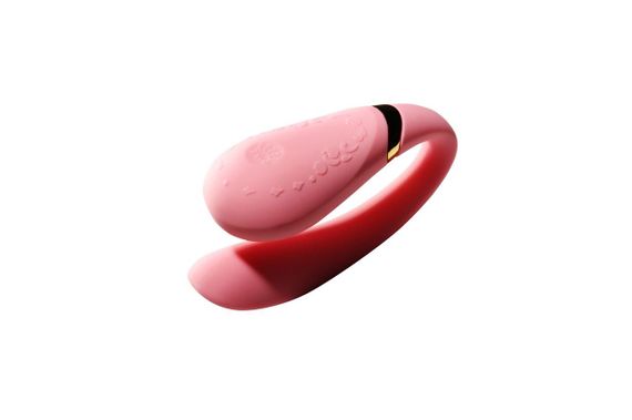 Смартвибратор для пар Zalo — Fanfan set Rouge Pink, пульт ДУ Sex Aura | Зображення 1