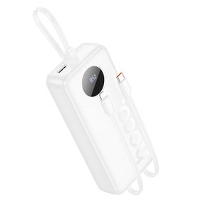 Power Bank HOCO J132A 20000mAh, 2USB+Type-C, 22.5W+PD20W, White, 0.49kg