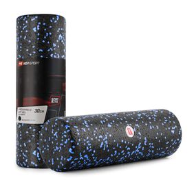 Роллер масажер (валик, ролик) заповнений Hop-Sport EPP 30см HS-P030SYG чорно-синій