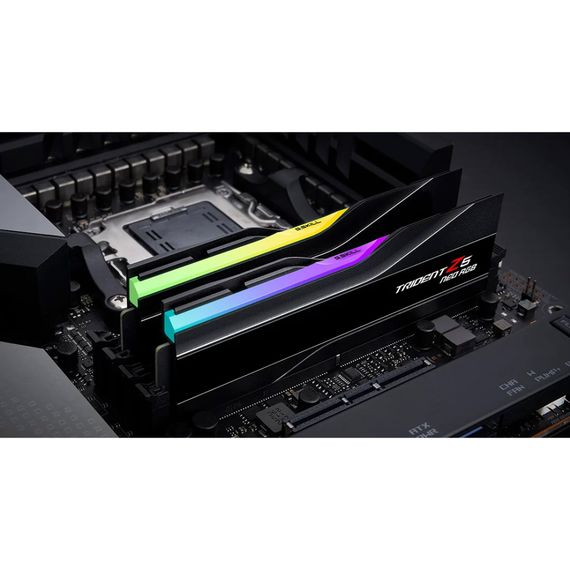Модуль памяти для компьютера DDR5 48GB (2x24GB) 6000 MHz Trident Z5 Neo RGB Matte Black G.Skill (F5-6000J4048F24GX2-TZ5NR) | Зображення 5