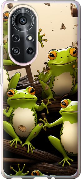 Чехол на Huawei Nova 8 Pro Жабки "5656u-2246-17620"