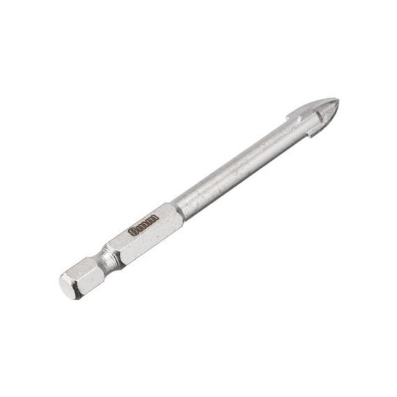 Свердло по склу та кераміці 8 мм, HEX 1/4" (6.35 мм) INTERTOOL SD-0288 | Зображення 1