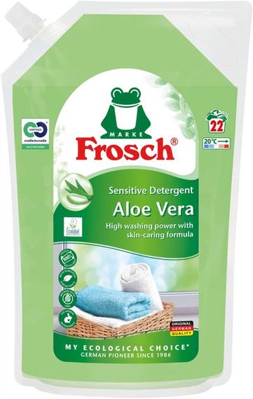 Гель для прання Frosch Sensetive Алоє Віра 4009175968265 1500 мл