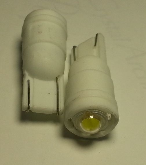 T10(W5W) 1W (80 Lm) ceramic led lamp (White) автолампа  (Modern CAR) | Зображення 1