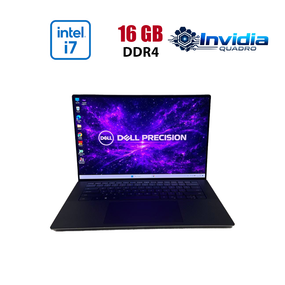 Мобільна робоча станція  Б-клас Dell Precision 7760 / 15.6" (3840x2160) IPS Touch / Intel Core i7-11850H (8 (16) ядер по 2.5 - 4.8 GHz) / 16 GB DDR4 / 512 GB SSD / nVidia Quadro T1200, 4 GB GDDR6, 128-bit / WebCam б/в