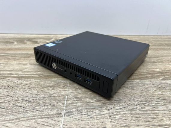 Неттоп HP EliteDesk 400 G2 Desktop Mini USFF / Intel Core i5-6500T (4 ядра по 2.5 - 3.1 GHz) / 8 GB DDR4 / 240 GB SSD / Intel UHD Graphics 630 / Блок питания б/у | Зображення 2