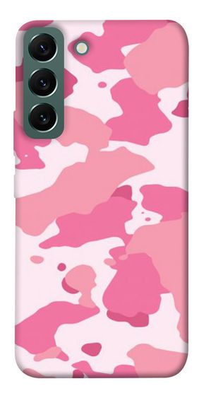 Чохол IBANAN Рожевий камуфляж 2 для Samsung Galaxy S22, Рожевий