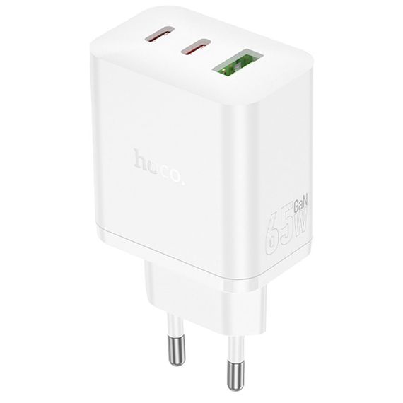 МЗП Hoco N51 Scenery PD65W (1USB-A/2C) White