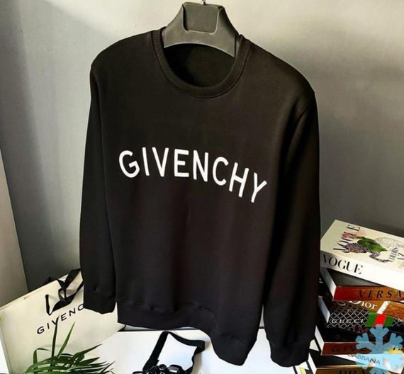 Світшот зима/осінь фліс GIVENCHY колір чорний