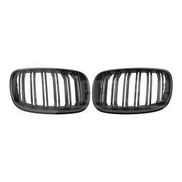 Решетки радиатора компл. BMW X5 E70 06-13 / X6 E71 07-14 (мат. чёрн. двойная), AutoTechteile, 708 5179, 700