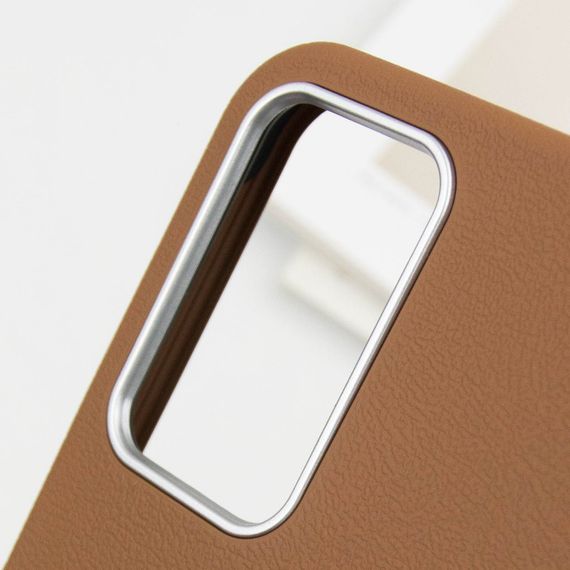 Кожаный чехол Leather Case Metal Buttons для Samsung Galaxy A25 5G Brown | Зображення 5
