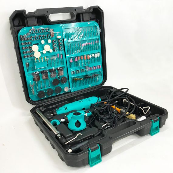 Ручний електричний гравер + гравер Mini 12V з 236 насадками, електричний електричний міні, SA-318 Дриль гравер | Зображення 3