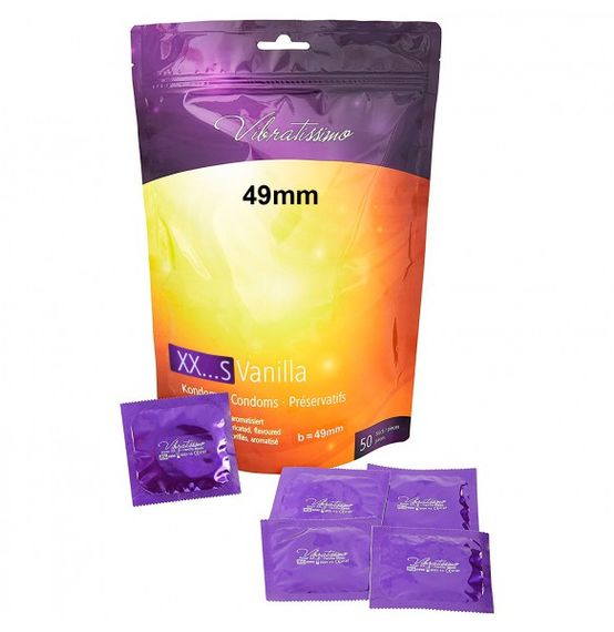 Презервативи - Vibratissimo XX ... S Vanilla, 49 мм, 50 шт. (09.2026)