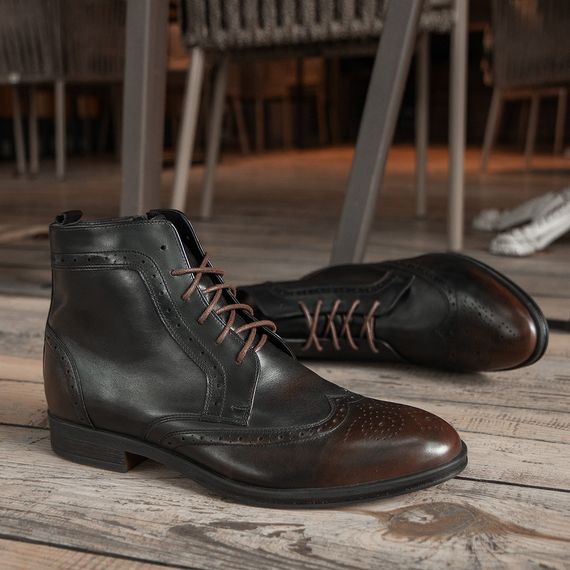 Високі коричневі черевики 41 43 45 розмір | Зображення 6