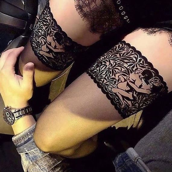 Панчохи камасутра глянцеві Babydoll 44 S/M B183 | Зображення 8