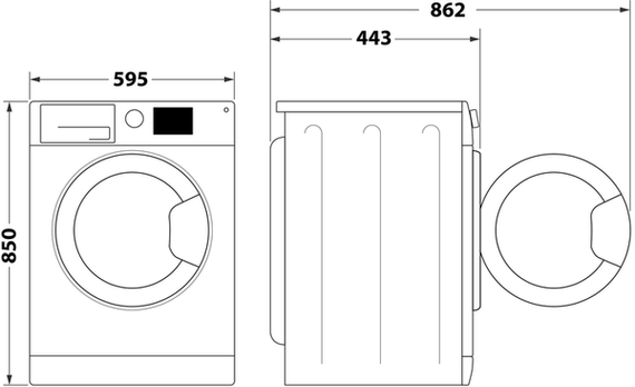 Пральна машина автоматична Indesit OMTWSE 61293 WK UA | Зображення 4