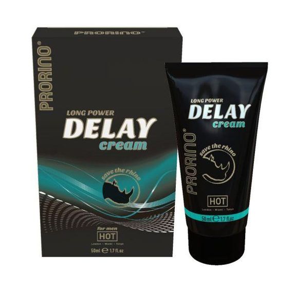 Крем прологантор для мужчин HOT Prorino Delay Cream, 50 мл Sex Aura