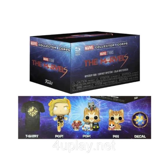 Коробка Фанко Поп Марвелы Оригинал Funko Marvel Collector Corp Subscription Box The Marvels XL | Зображення 1