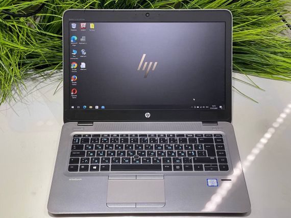 Ноутбук HP EliteBook 840 G4 / 14" (1920x1080) TN / Intel Core i5-7200U (2 (4) ядра по 2.5 - 3.1 GHz) / 8 GB DDR4 / 120 GB SSD / Intel HD Graphics 620 / WebCam б/у | Зображення 1