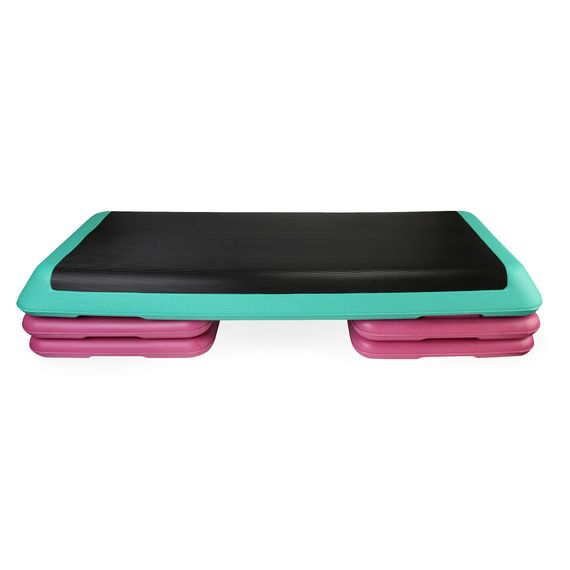 Степ-платформа 3-ступінчаста Cornix Pro 109 х 41 х 10-20 см XR-0402 Violet/Turquoise/Black | Зображення 3